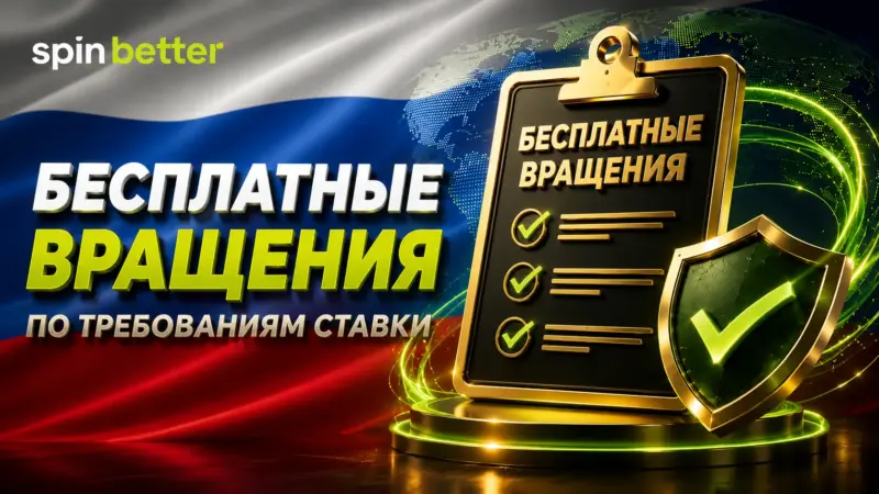 Требования к отыгрышу бесплатных вращений Spinbetter
