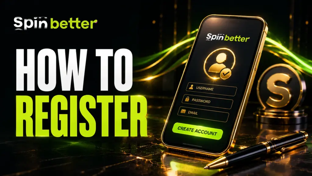 Spinbetter how to register