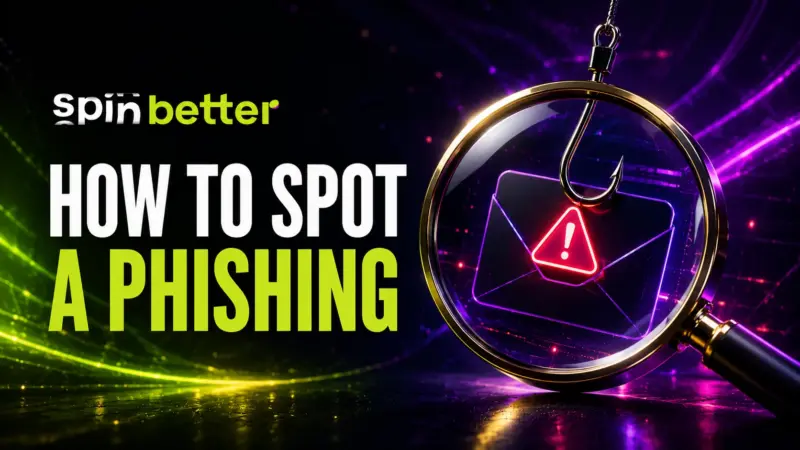 Spinbetter how to spot a phishing