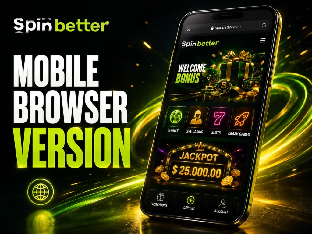 Spinbetter mobile browser version