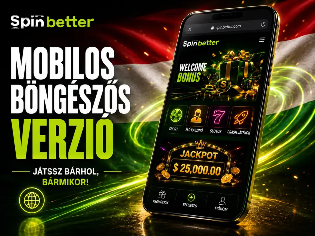 Spinbetter mobil böngésző verzió