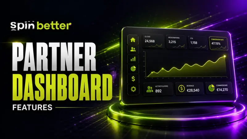 spinbetter partner dashboard features