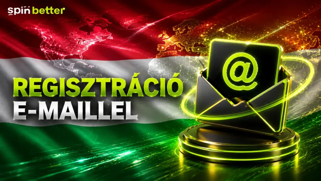 Spinbetter regisztráció e-mailben