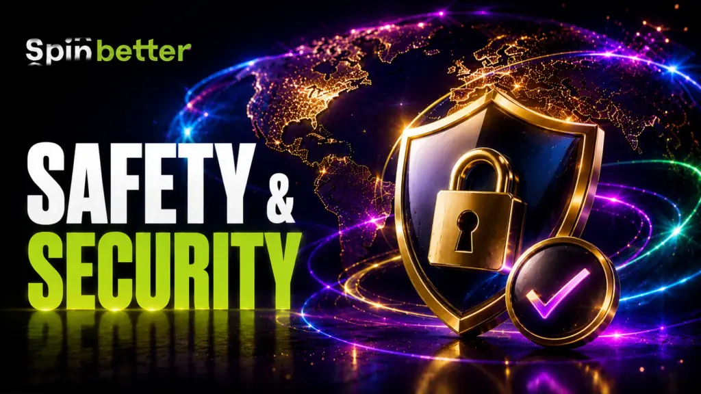 Spinbetter safety and security