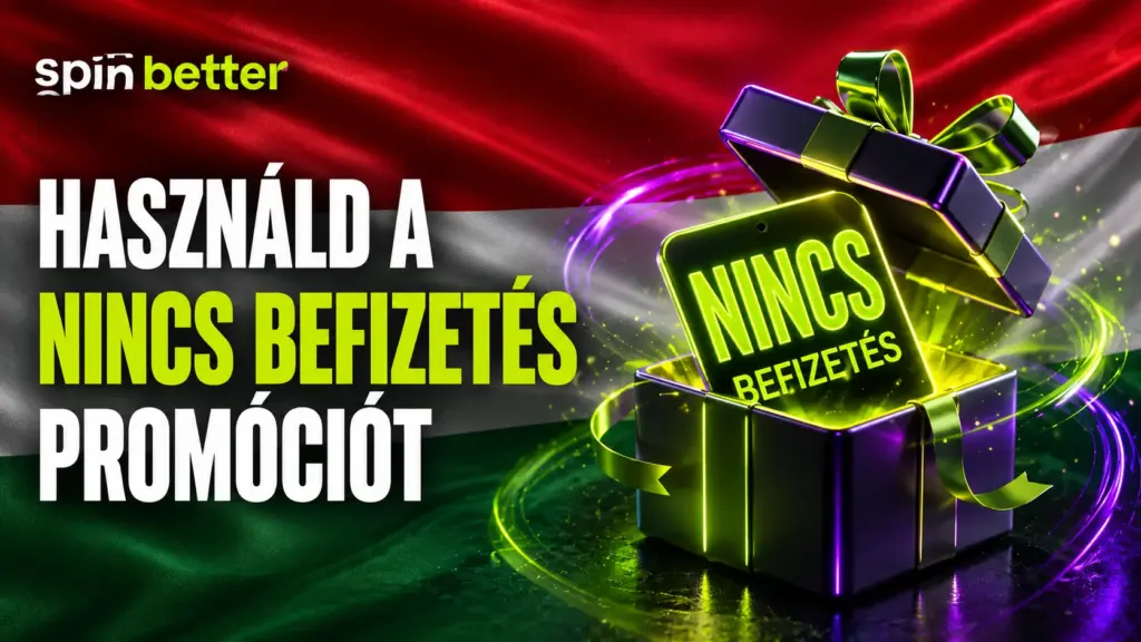 A Spinbetter befizetés nélküli promóciót használ
